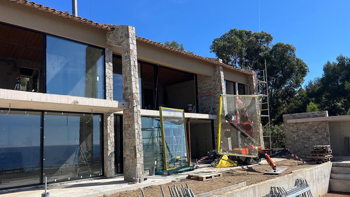 Villa en chantier