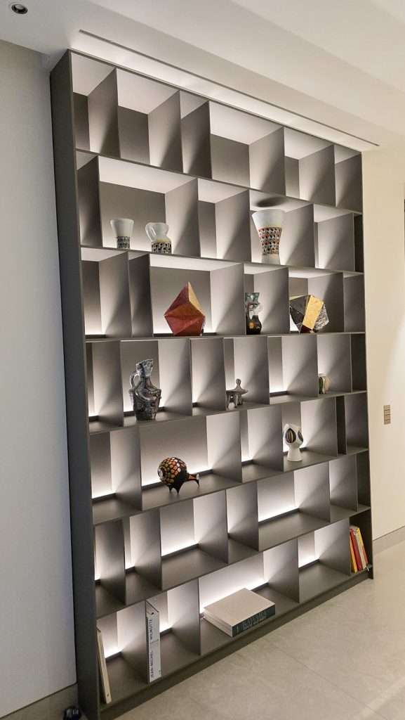 Bibliothèque métal